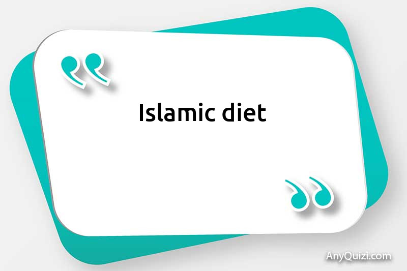  Islamic diet